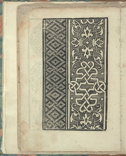 Opera Nova Universali intitulata Corona di racammi, page 28 (verso)