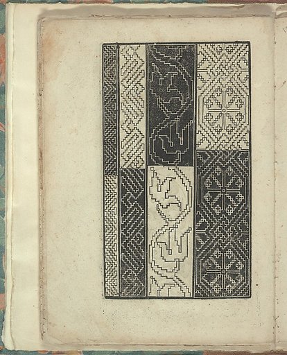 Opera Nova Universali intitulata Corona di racammi, page 30 (verso)