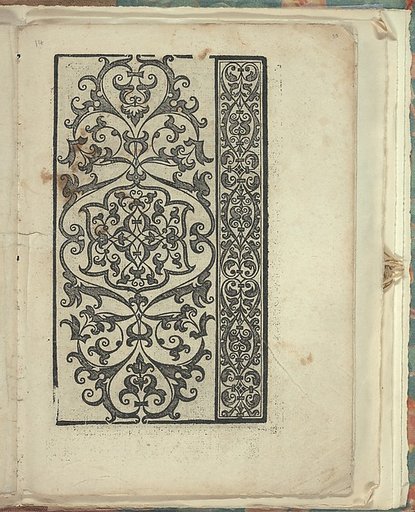 Opera Nova Universali intitulata Corona di racammi, page 33 (recto)