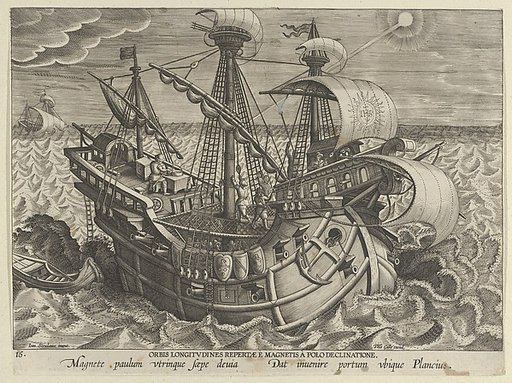 New Inventions of Modern Times [Nova Reperta], The Discovery of the Establishment of the Longitudes, plate 16
