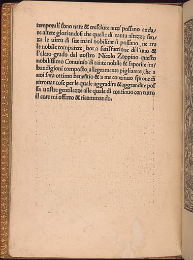 Convivio delle Belle Donne, page 2 (verso)