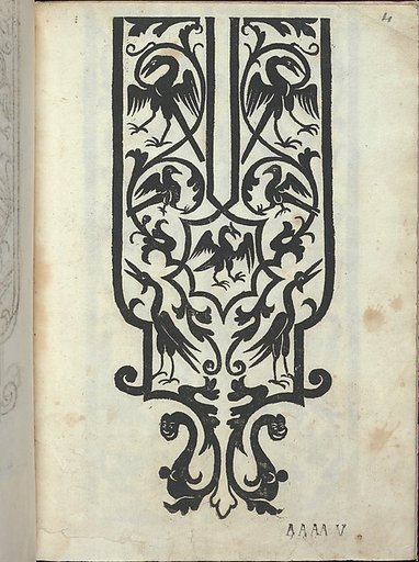 Libro quarto. De rechami per elquale se impara in diuersi modi lordine e il modo de recamare...Opera noua, page 4 (recto)