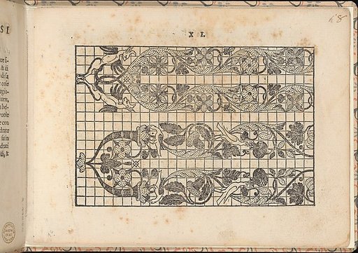 La vera perfettione del disegno di varie sorti di recami, page 3 (recto)