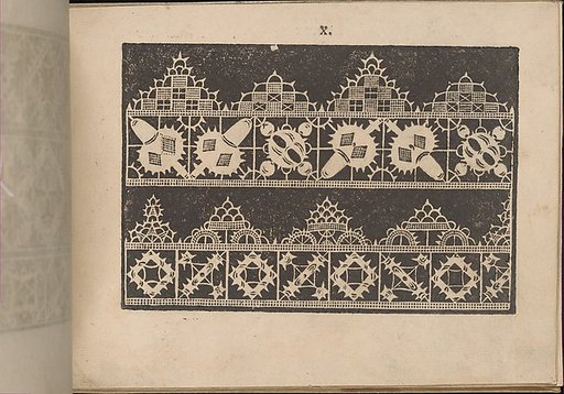 Prima Parte de' Fiori, e Disegni di varie sorti di Ricami Moderni, page 10 (recto)