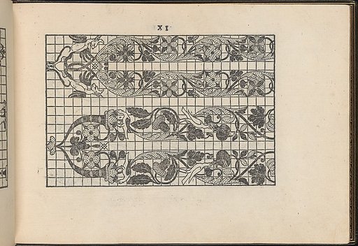 La Vera Perfettione del Disegno di varie sorti di recami, page 6 (recto)