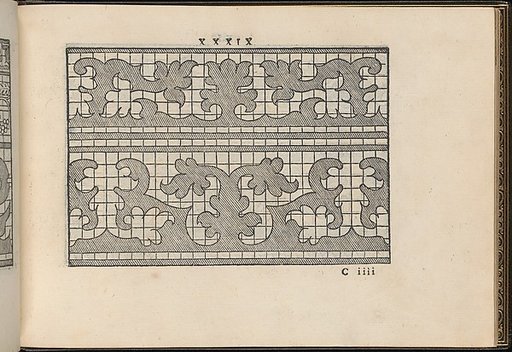 La Vera Perfettione del Disegno di varie sorti di recami, page 20 (recto)