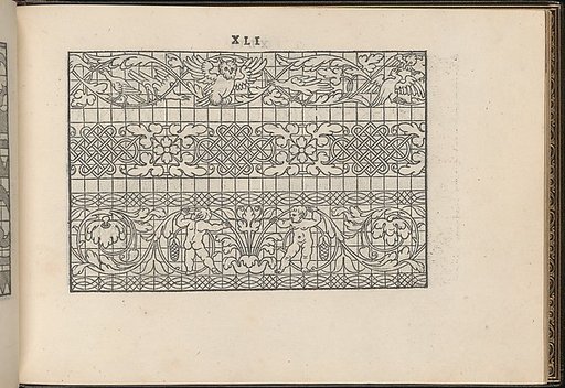 La Vera Perfettione del Disegno di varie sorti di recami, page 21 (recto)