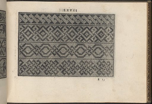 La Vera Perfettione del Disegno di varie sorti di recami, page 34 (recto)