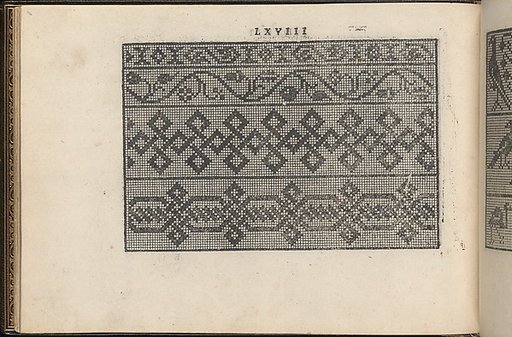 La Vera Perfettione del Disegno di varie sorti di recami, page 34 (verso)