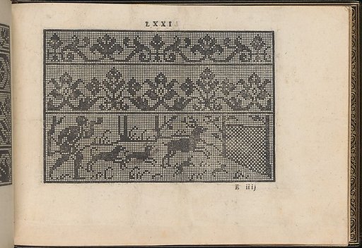 La Vera Perfettione del Disegno di varie sorti di recami, page 36 (recto)
