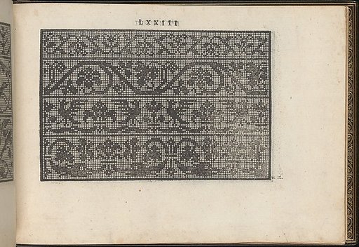 La Vera Perfettione del Disegno di varie sorti di recami, page 37 (recto)