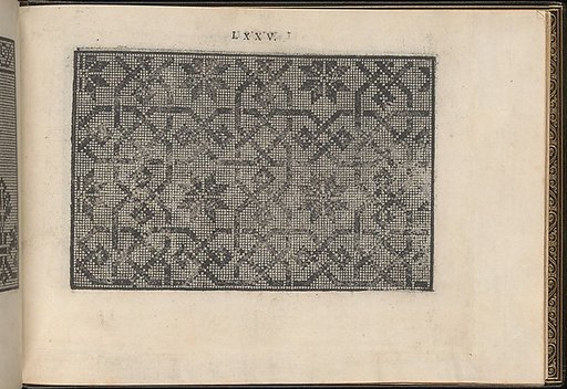 La Vera Perfettione del Disegno di varie sorti di recami, page 38 (recto)