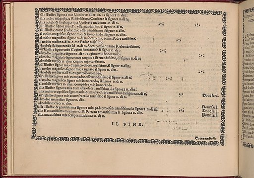 Ghirlanda: Di sei vaghi fiori scielti da piu famosi Giardini d'Italia, page 6 (verso)