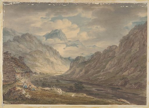 The Honister Pass from Gatesgarth Farm, Gatesgarthdale, Lake District