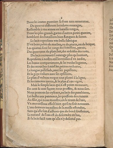 Les Secondes Oeuvres, et Subtiles Inventions De Lingerie du Seigneur Federic de Vinciolo Venitien, page 67 (verso)