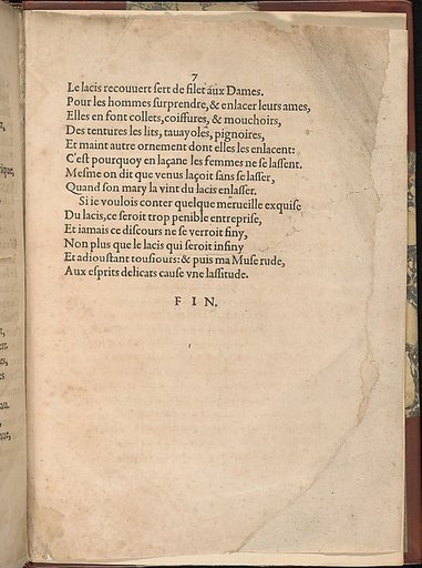 Les Secondes Oeuvres, et Subtiles Inventions De Lingerie du Seigneur Federic de Vinciolo Venitien, page 68 (recto)