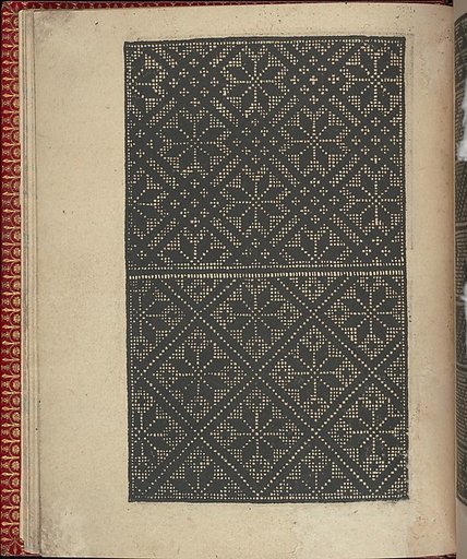 Ce est ung tractat de la noble art de leguille ascavoir ouvraiges de spaigne... page 6 (recto)