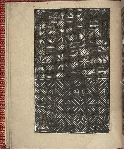 Ce est ung tractat de la noble art de leguille ascavoir ouvraiges de spaigne... page 7 (recto)