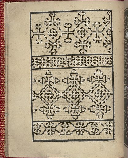 Ce est ung tractat de la noble art de leguille ascavoir ouvraiges de spaigne... page 11 (verso)