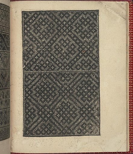 Ce est ung tractat de la noble art de leguille ascavoir ouvraiges de spaigne... page 19 (recto)