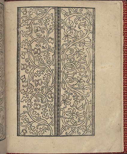 Ce est ung tractat de la noble art de leguille ascavoir ouvraiges de spaigne... page 23 (recto)