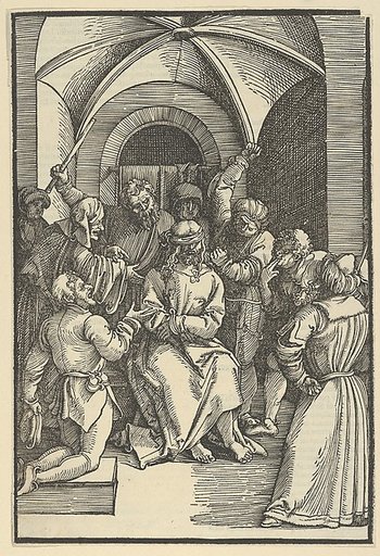 The Mocking of Christ, from Speculum passionis domini nostri Ihesu Christi