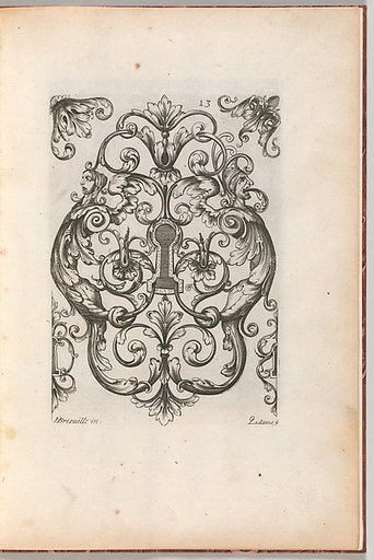 Diverses Pieces de Serruriers, page 14 (recto)