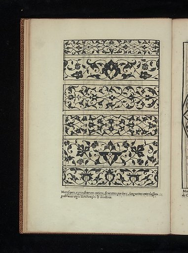 Livre de Moresques, page 3 (verso)