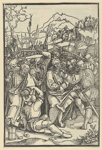 The Arrest of Christ, from Speculum passionis domini nostri Ihesu Christi
