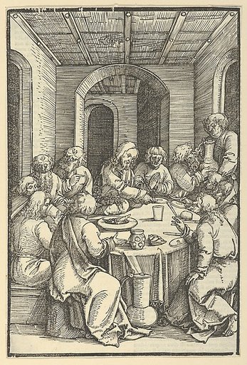 The Last Supper, from Speculum passionis domini nostri Ihesu Christi