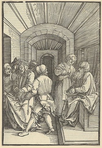 Pilate Washing his Hands, from Speculum passionis domini nostri Ihesu Christi