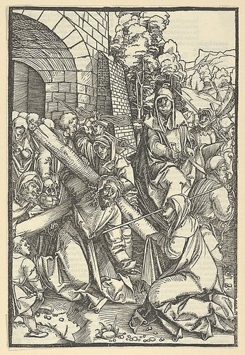 The Bearing of the Cross, from Speculum passionis domini nostri Ihesu Christi