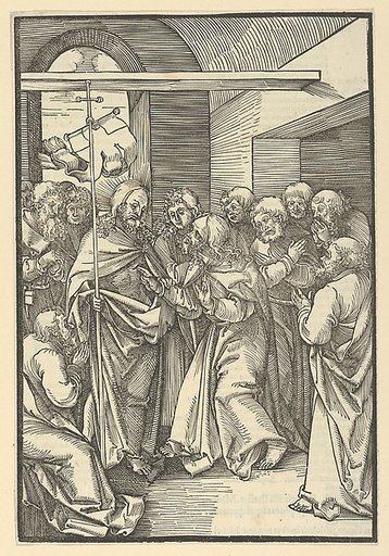 The Incredulity of Thomas, from Speculum passionis domini nostri Ihesu Christi