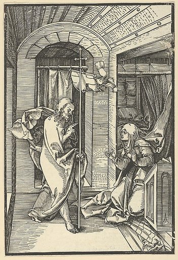 Christ Appearing to his Mother, from Speculum passionis domini nostri Ihesu Christi