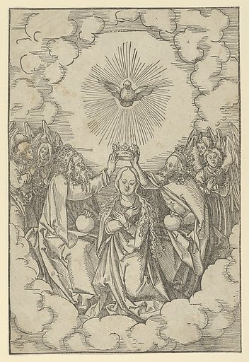 The Coronation of Mary, from Speculum passionis domini nostri Ihesu Christi