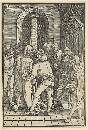 Christ Stripped, from "Speculum passionis domini nostri Ihesu Christi"