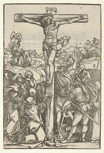 The Crucifixion, from "Speculum passionis domini nostri Ihesu Christi"