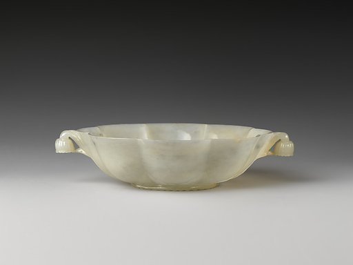 Bowl with lotus design