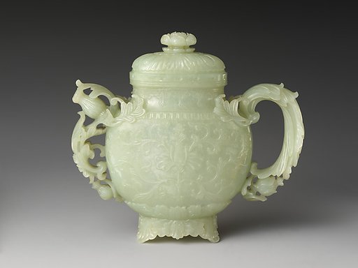 Ewer with floral design