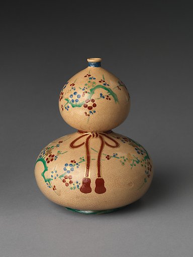 Gourd-Shaped Sake Bottle (Tokkuri)