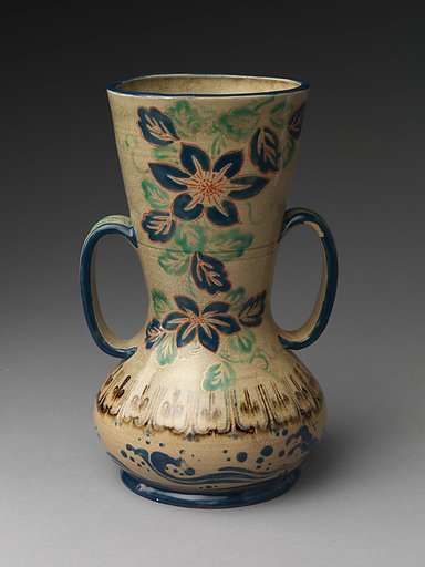 Vase with handles