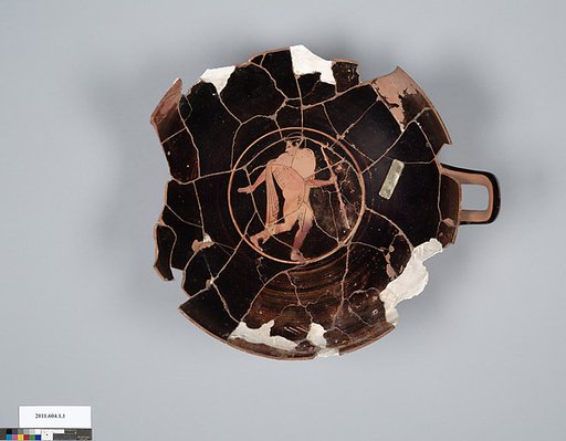 Terracotta kylix (drinking cup)