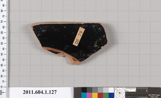 Terracotta fragment of a kylix (drinking cup)