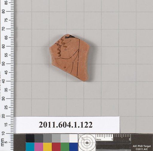 Terracotta fragment of a kylix (drinking cup)