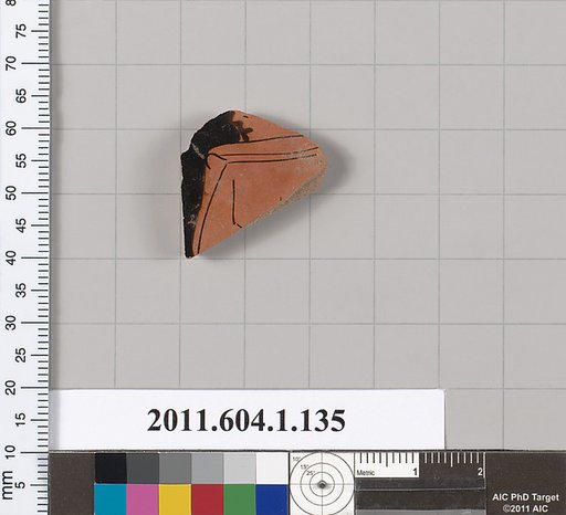 Terracotta fragment of a kylix (drinking cup)