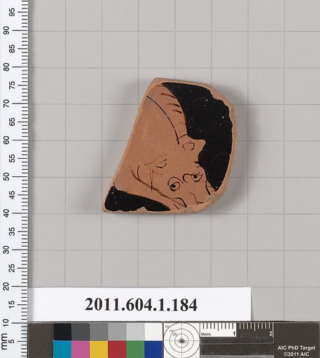Terracotta fragment of a kylix (drinking cup)