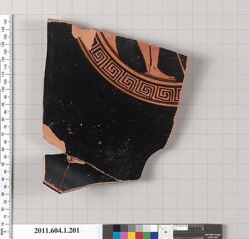 Terracotta fragment of a kylix (drinking cup)