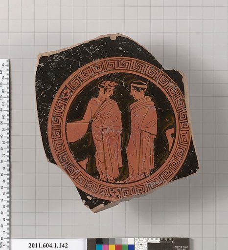 Terracotta fragment of a kylix (drinking cup)