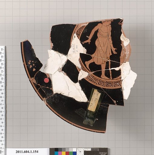 Terracotta fragment of a kylix (drinking cup)