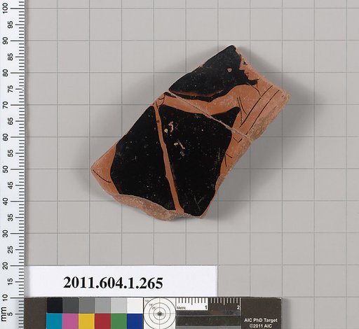 Terracotta fragment of a kylix (drinking cup)